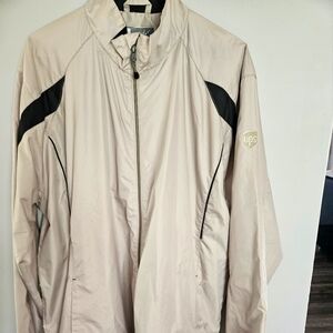 Men's Outer Boundary Waterproof Golf Cream Jacket